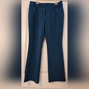 New York and Company, 7th Ave Design Studio, size 14 pants bluish green color